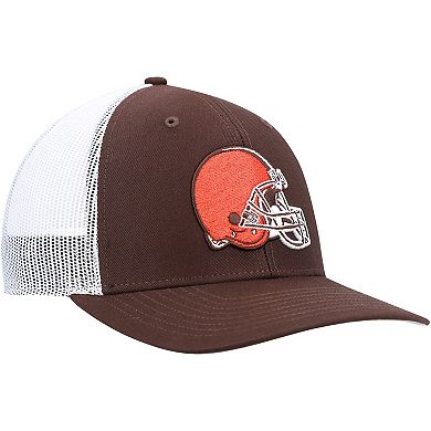 Men's '47 Brown/White Cleveland Browns Trucker Snapback Hat