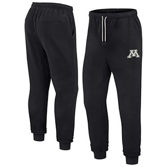 Unisex Fanatics Signature Black Minnesota Golden Gophers Super Soft Fleece Jogger