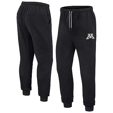 Unisex Fanatics Signature Black Minnesota Golden Gophers Super Soft Fleece Jogger