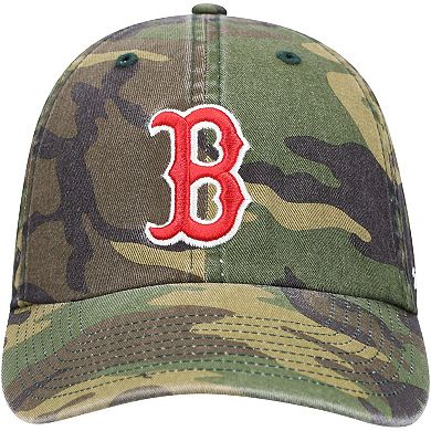 Men's '47 Camo Boston Red Sox Team Clean Up Adjustable Hat