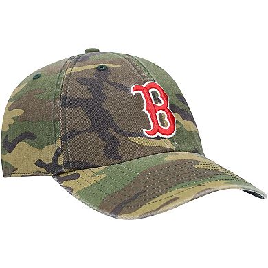 Men's '47 Camo Boston Red Sox Team Clean Up Adjustable Hat