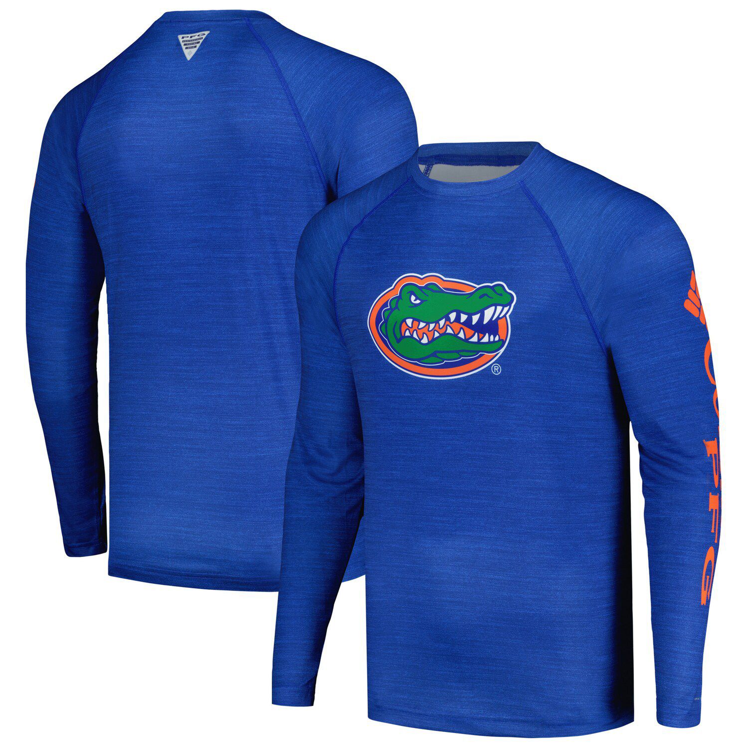 Columbia Terminal Tackle PFG Men's Long-Sleeved T-Shirt, Cypress/New Mint Bait Jumper Fresh, L