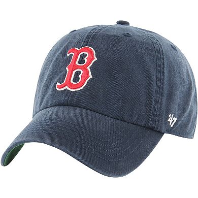 Men's '47 Navy Boston Red Sox Sure Shot Classic Franchise Fitted Hat