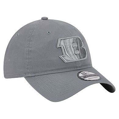 Men's New Era Gray Cincinnati Bengals Color Pack 9TWENTY Adjustable Hat