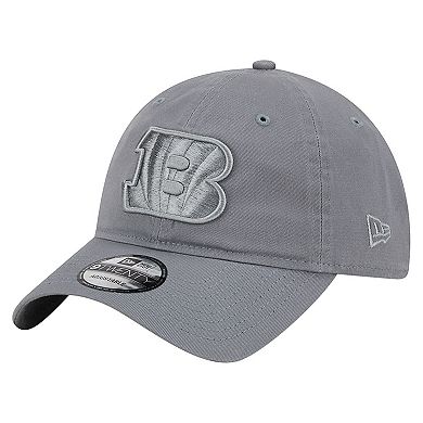 Men's New Era Gray Cincinnati Bengals Color Pack 9TWENTY Adjustable Hat