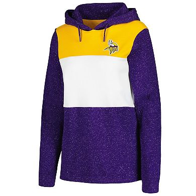 Women's Antigua Purple Minnesota Vikings Wicket Pullover Hoodie