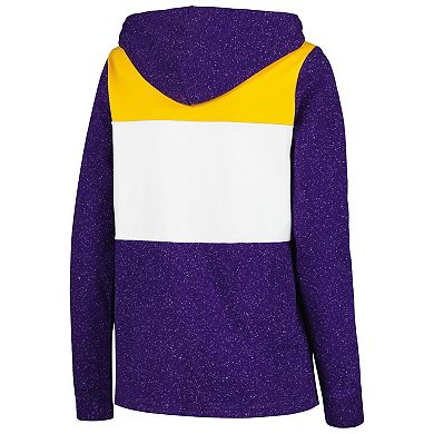 Women's Antigua Purple Minnesota Vikings Wicket Pullover Hoodie