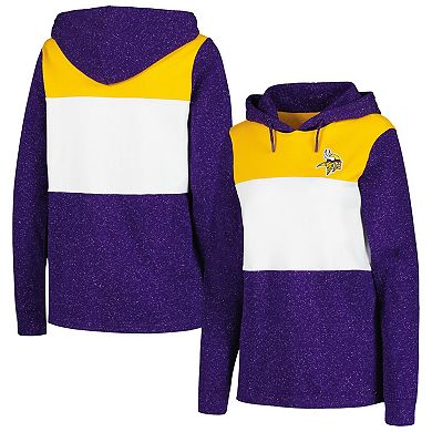 Women's Antigua Purple Minnesota Vikings Wicket Pullover Hoodie