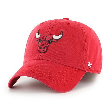 Men's '47 Red Chicago Bulls  Classic Franchise Fitted Hat