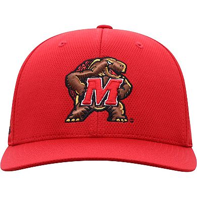 Men's Top of the World Red Maryland Terrapins Reflex Logo Flex Hat
