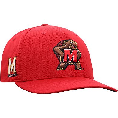 Men's Top of the World Red Maryland Terrapins Reflex Logo Flex Hat