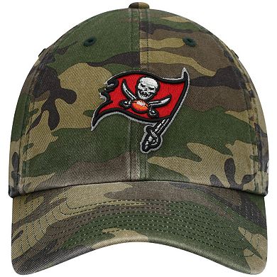 Men's '47 Camo Tampa Bay Buccaneers Woodland Clean Up Adjustable Hat