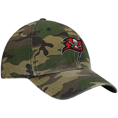 Men's '47 Camo Tampa Bay Buccaneers Woodland Clean Up Adjustable Hat