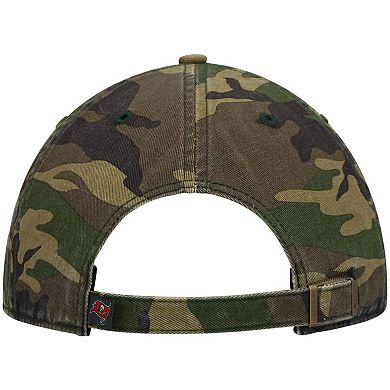 Men's '47 Camo Tampa Bay Buccaneers Woodland Clean Up Adjustable Hat