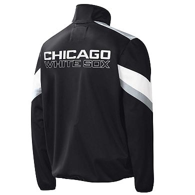 Men's G-III Sports by Carl Banks Black Chicago White Sox Earned Run Full-Zip Jacket