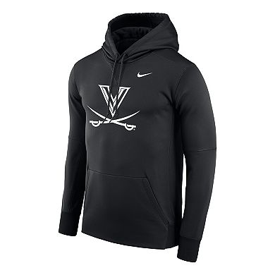 Men's Nike Black Virginia Cavaliers Dark Mode 2.0 Therma Performance Pullover Hoodie