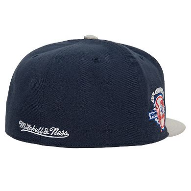 Men's Mitchell & Ness Navy/Gray New York Yankees Bases Loaded Fitted Hat