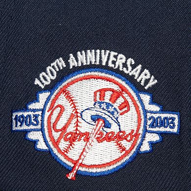 Men's Mitchell & Ness Navy/Gray New York Yankees Bases Loaded Fitted Hat