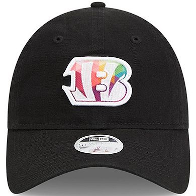 Women's New Era Black Cincinnati Bengals 2023 NFL Crucial Catch 9TWENTY Adjustable Hat