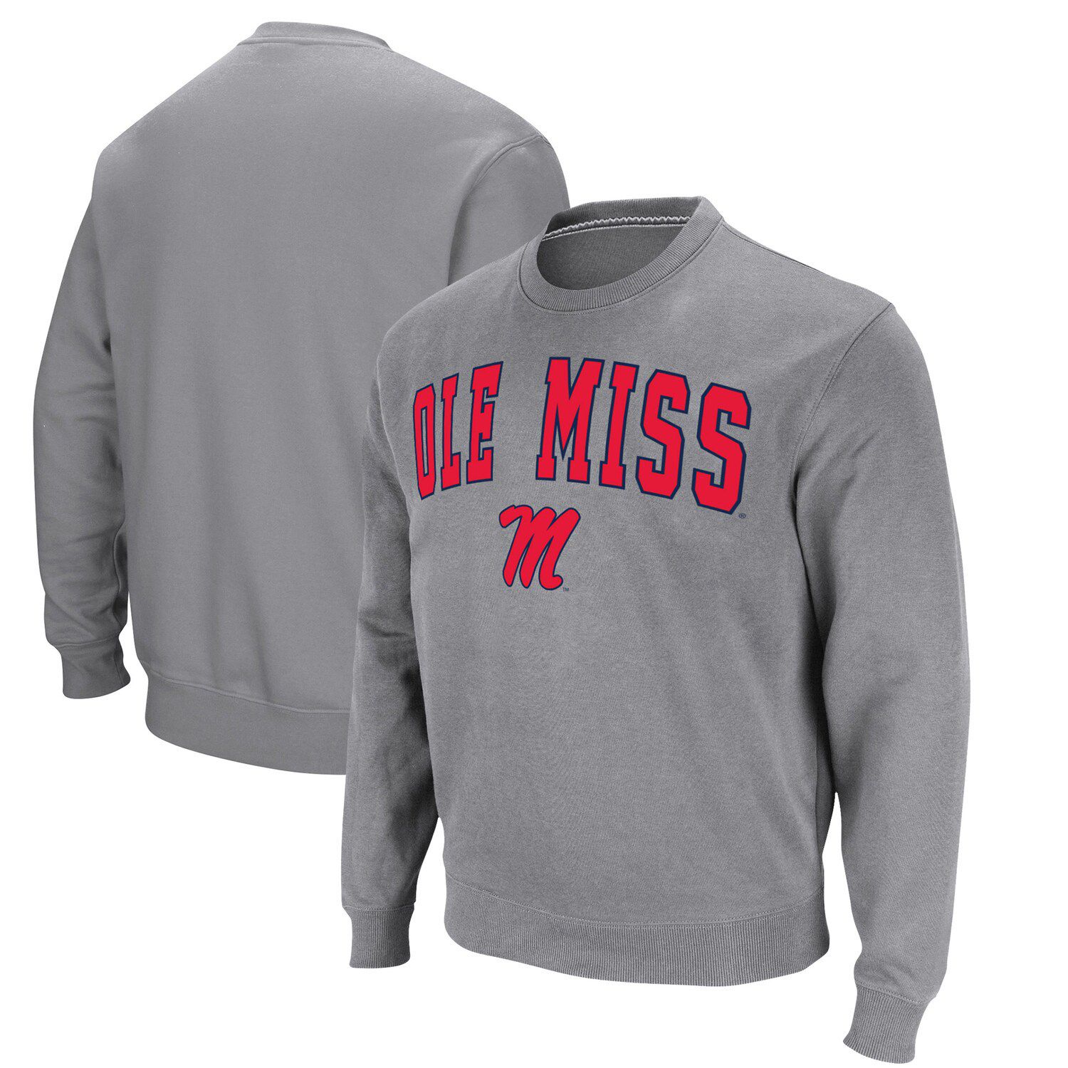 Ole Miss Rebels Arch Logo Hoodie - Navy, Unisex Fit, 50/50 Cotton Blend, Officially Licensed