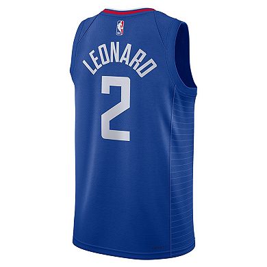 Unisex Nike Kawhi Leonard Royal LA Clippers Swingman Jersey - Icon Edition