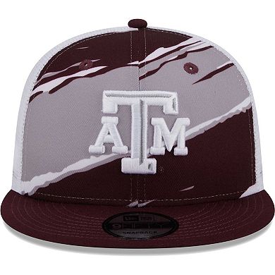 Men's New Era Maroon Texas A&M Aggies Tear Trucker 9FIFTY Snapback Hat