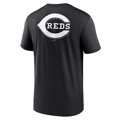 Men's Nike Black Cincinnati Reds Fashion Over Shoulder Logo Legend T-Shirt
