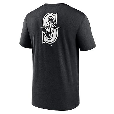 Men's Nike Black Seattle Mariners Fashion Over Shoulder Logo Legend T-Shirt