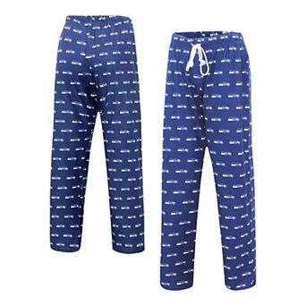 Women's Concepts Sport College Navy Seattle Seahawks Gauge Allover Print Sleep Pants