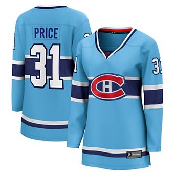 Women's Fanatics Branded Carey Price Light Blue Montreal Canadiens Special Edition 2.0 Breakaway Player Jersey