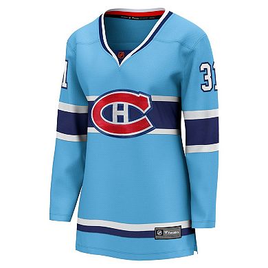 Women's Fanatics Branded Carey Price Light Blue Montreal Canadiens Special Edition 2.0 Breakaway Player Jersey