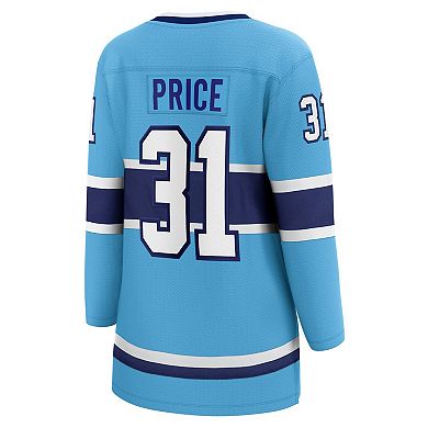 Women's Fanatics Branded Carey Price Light Blue Montreal Canadiens Special Edition 2.0 Breakaway Player Jersey