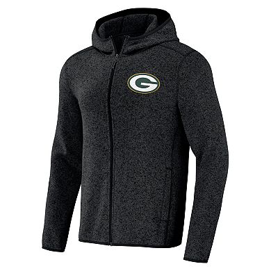 Men's NFL x Darius Rucker Collection by Fanatics Black Green Bay Packers Fleece Pullover Hoodie