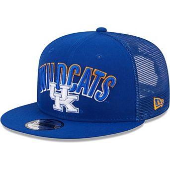 Men's New Era Royal Kentucky Wildcats Grade Trucker 9FIFTY Snapback Hat
