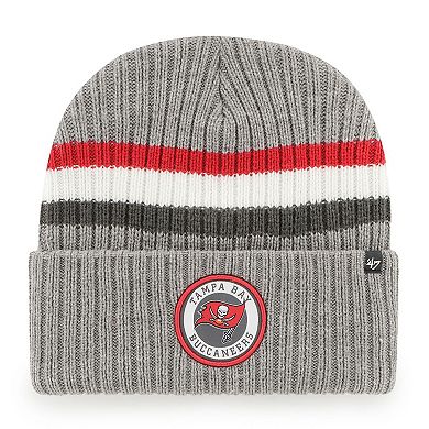 Men's '47  Gray Tampa Bay Buccaneers Highline Cuffed Knit Hat
