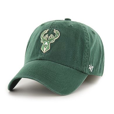 Men's '47 Hunter Green Milwaukee Bucks Classic Franchise Fitted Hat
