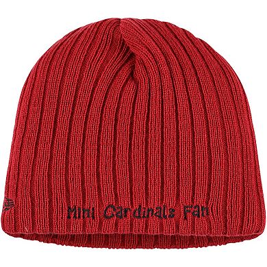 Infant New Era Cardinal Arizona Cardinals Mini Fan Beanie