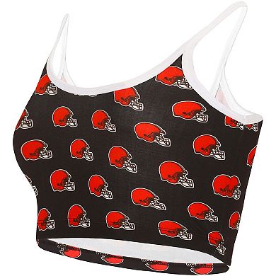 Women's Concepts Sport Brown Cleveland Browns Gauge Lounge Bralette