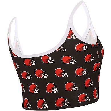Women's Concepts Sport Brown Cleveland Browns Gauge Lounge Bralette