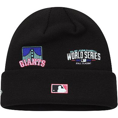Men's New Era Black San Francisco Giants Polar Lights Cuffed Knit Hat