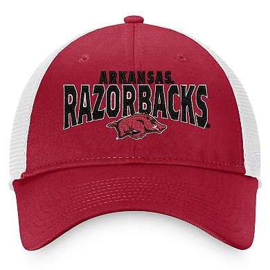 Men's Top of the World Cardinal Arkansas Razorbacks Breakout Trucker Snapback Hat