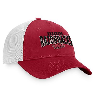 Men's Top of the World Cardinal Arkansas Razorbacks Breakout Trucker Snapback Hat