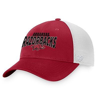 Men's Top of the World Cardinal Arkansas Razorbacks Breakout Trucker Snapback Hat