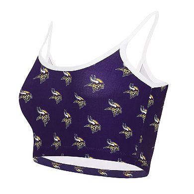 Women's Concepts Sport Purple Minnesota Vikings Gauge Lounge Bralette