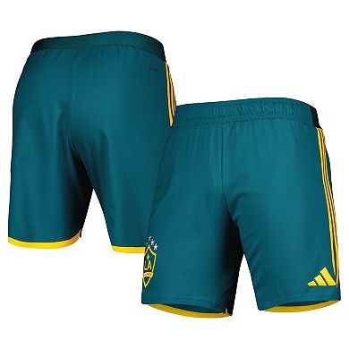 Men's adidas Green LA Galaxy 2023 Away AEROREADY Authentic Shorts