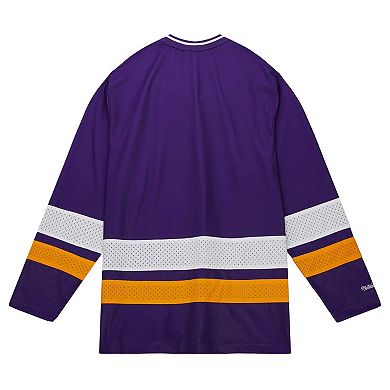 Women's Mitchell & Ness Purple Minnesota Vikings Big Face 7.0 Long Sleeve Jersey T-Shirt