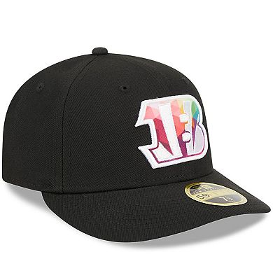 Men's New Era Black Cincinnati Bengals 2023 NFL Crucial Catch Low Profile 59FIFTY Fitted Hat