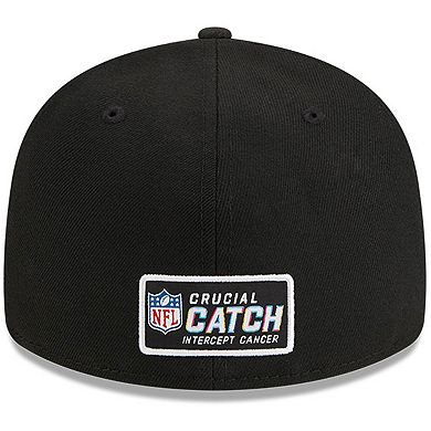 Men's New Era Black Cincinnati Bengals 2023 NFL Crucial Catch Low Profile 59FIFTY Fitted Hat