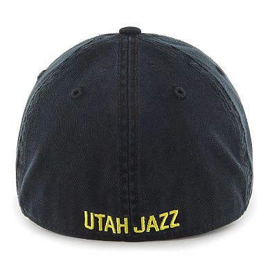 Men's '47 Black Utah Jazz  Classic Franchise Fitted Hat