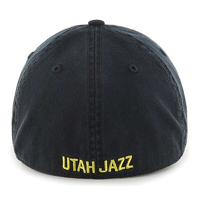 Men's '47 Black Utah Jazz Classic Franchise Fitted Hat